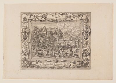 Oktober, uit De Twaalf Maanden door Pieter van der Borcht
