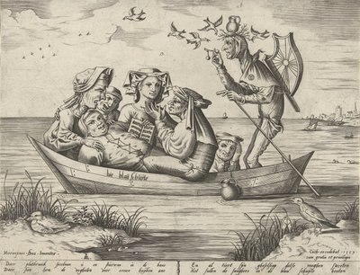 De blauwe schuit door Pieter van der Heyden
