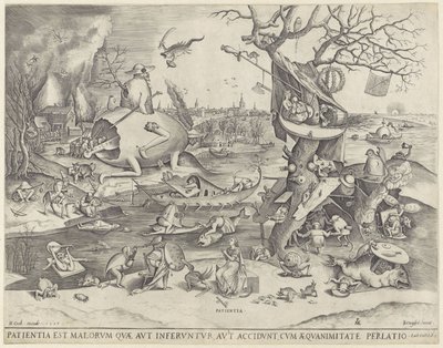 Geduld Patientia (title on object) door Pieter van der Heyden