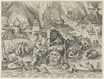 Gierigheid door Pieter van der Heyden