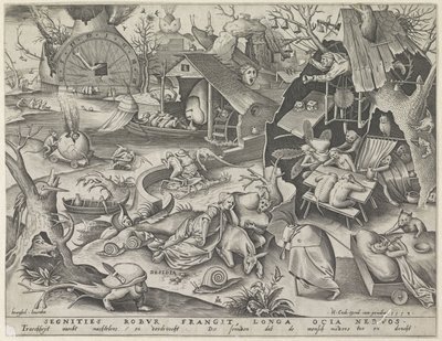 Luiheid door Pieter van der Heyden