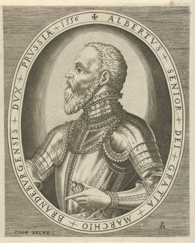 Portret van Albrecht Friedrich, marktgraaf van Brandenburg door Pieter van der Heyden