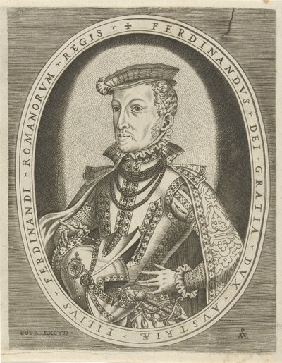 Portret van Ferdinand II van Tirol door Pieter van der Heyden