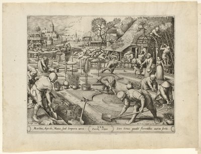 Lente, uit De vier seizoenen door Pieter van der Heyden
