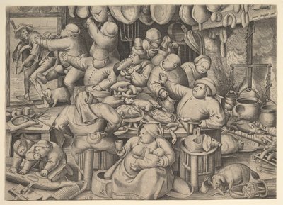 De Vette Keuken, 1563 door Pieter van der Heyden