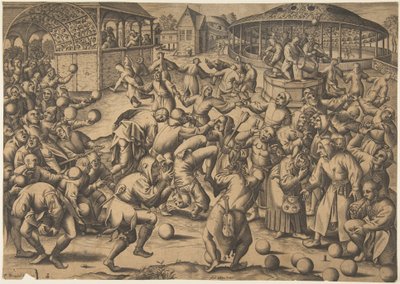 Het feest van de dwazen door Pieter van der Heyden