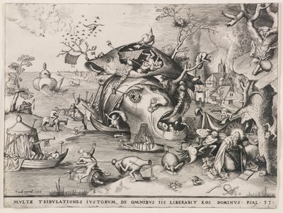 De verleiding van St. Antonius door Pieter van der Heyden