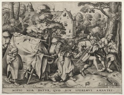 De Bruiloft van Mopsus en Nisa, 1570 door Pieter van der Heyden