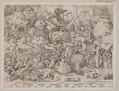 De zeven ondeugden door Pieter van der Heyden