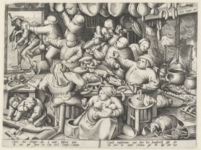 Vette keuken door Pieter van der Heyden