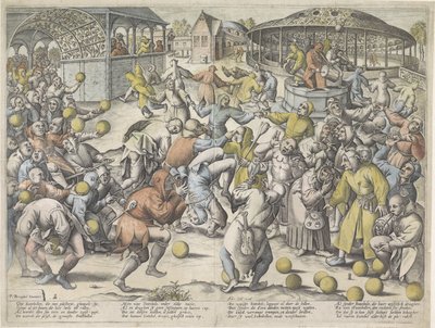 Zottenkermis door Pieter van der Heyden