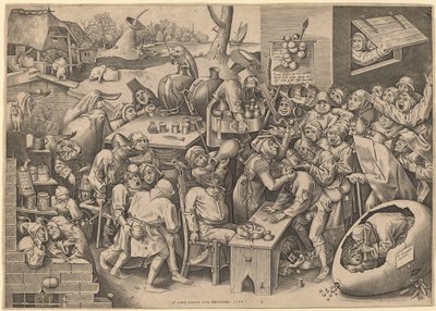 De Heks van Malleghem door Pieter van der Heyden after Pieter Bruegel the Elder