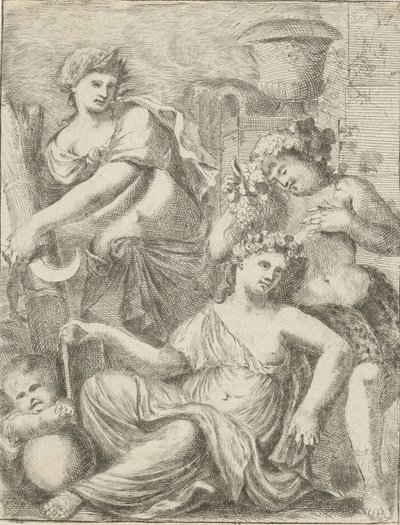 Ceres, Bacchus en Venus door Pieter van der Plas (II)