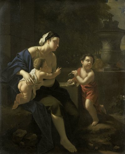 Bellen blazen door Pieter van der Werff (attributed to)