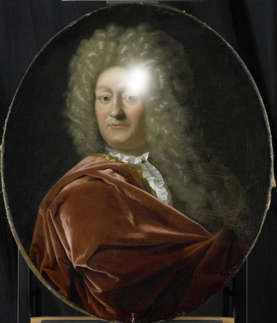 Portret van Adriaen Paets, directeur van de Rotterdamse Kamer van de VOC, gekozen in 1703 door Pieter van der Werff (attributed to)