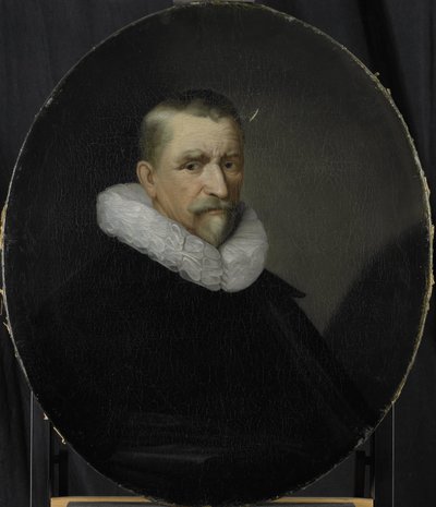 Portret van Cornelis Jansz Hartigsvelt, directeur van de Rotterdamse kamer van de VOC, gekozen in 1639 door Pieter van der Werff