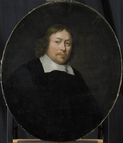 Portret van Gerard van Bergen, Directeur van de Rotterdamse Kamer van de VOC, gekozen in 1653 door Pieter van der Werff