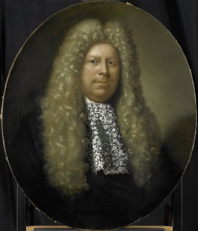 Portret van Jacob Dane, directeur van de Rotterdamse Kamer van de Nederlandse Oost-Indische Compagnie, gekozen in 1689 door Pieter van der Werff