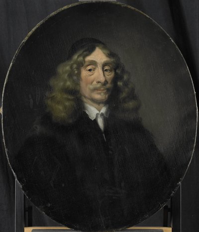 Portret van Johan de Reus, Directeur van de Rotterdamse Kamer van de VOC, gekozen in 1657 door Pieter van der Werff