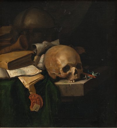 Vanitas stilleven door Pieter van der Willigen