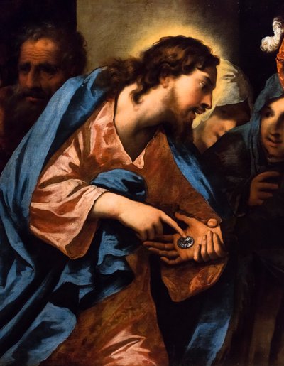 De betaling van tribuut, ca. 1650/60 (Olieverf op doek) door Pietro (1605-78) Della Vecchia