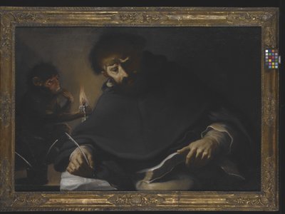 St. Dominic en de Duivel door Pietro (1605 78) Della Vecchia