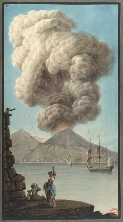 Ochtenduitbarsting van de Vesuvius, uit 