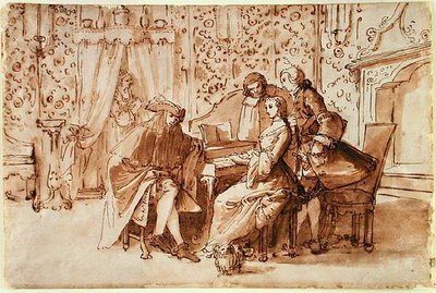 Een muziekfeest door Pietro Antonio Novelli