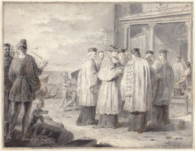 Paulinus, Kardinaal en Patriarch van Aquileia, Verplaatst Zijn Zetel naar Grado door Pietro Antonio Novelli