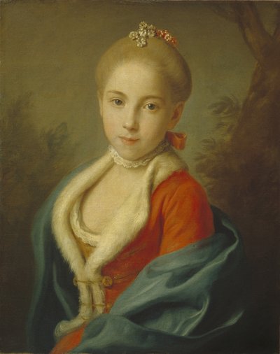 Portret van Prinses Catherine van Holstein-Beck, 1760-1762 door Pietro Antonio Rotari
