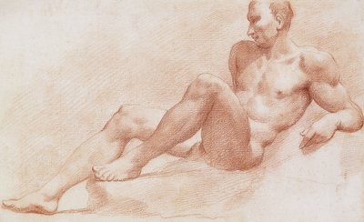 Een liggende naakt door Pietro Dandini