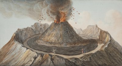 Plaat IX uit Campi Phlegraei: Observaties van de Vulkanen van de Twee Siciliën door William Hamilton door Pietro Fabris
