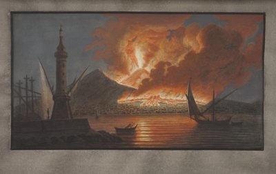 Plaat VI uit Campi Phlegraei: Observaties van de Vulkanen van de Twee Siciliën door William Hamilton door Pietro Fabris