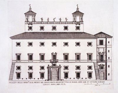 Palazzo Serenissima, Casa Medici, op de Pincio-heuvel, Rome, uit 