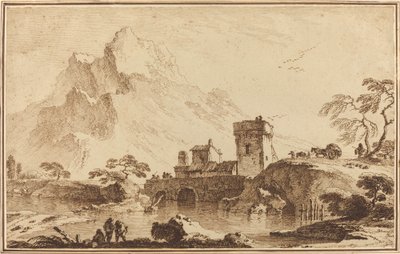 Versterkte Brug tegen Verre Bergen door Pietro Giacomo Palmieri