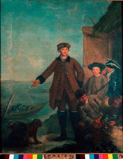 Eendenjacht in de lagune door Pietro Longhi