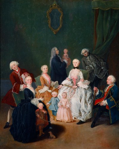 Familieportret door Pietro Longhi