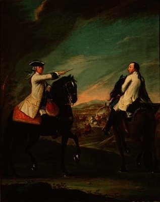 Guglielmo de Montfort en zijn Veldassistent door Pietro Longhi