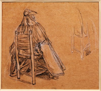 Italië, Venetië, Gemaskerde heer (Gentiluomo con bautta) door Pietro Longhi