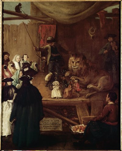 De leeuwenkabine door Pietro Longhi