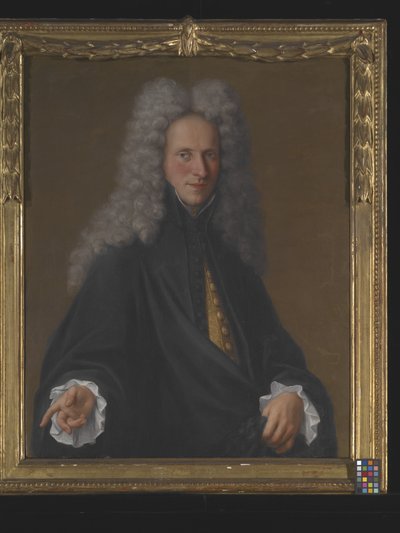 Portret van een onbekende edelman door Pietro Longhi