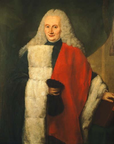 Portret van een Senator van de Republiek door Pietro Longhi