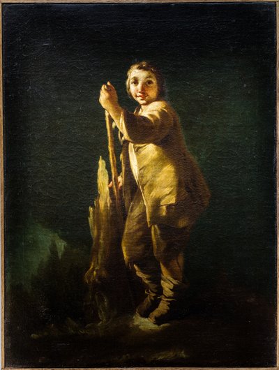 Staande herder, ca. 1740 (Olieverf op doek) door Pietro Longhi