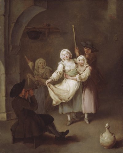 De dans, c.1750 door Pietro Longhi