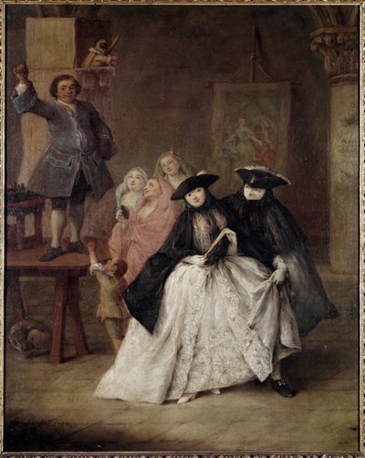De charlatan (Il ciarlatano) door Pietro Longhi