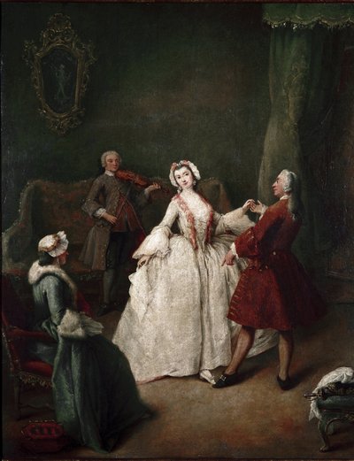 De dansles door Pietro Longhi