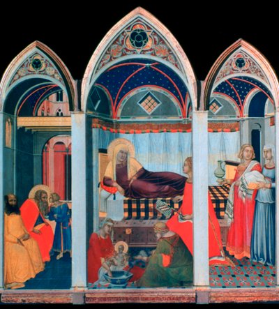 Geboorte van de Maagd, 1342 door Pietro Lorenzetti