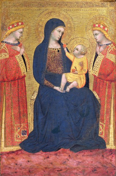 Madonna en Kind door Pietro Lorenzetti