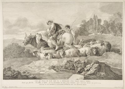 Een van de Zonen van Noach die een Deel van de Aarde gaat Bevolken door Pietro Monaco