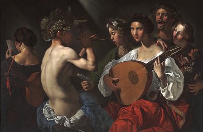 Bacchisch concert door Pietro Paolini